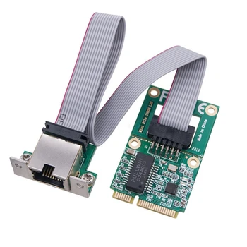 Мини-карта на PCI-E 1000 Mbps мрежов адаптер Gigabit Ethernet RTL8111F, карти локална мрежа, директна доставка