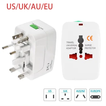 Многофункционален Адаптер за Пътуване All In One Конвертор Зарядно Устройство По целия свят САЩ/Великобритания/AU/EU Electric USB захранващ Адаптер Универсален Нова