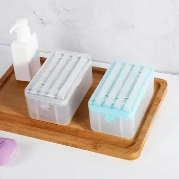 Многофункционална кутия за сапунени мехури Кутия за сапун без ръце, полици За Съхранение на Кутии за домашен сапун