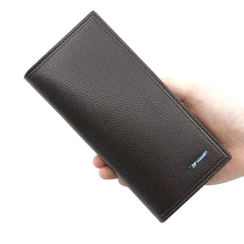 Мъжки портфейл, дълъг ултра-обикновен многофункционален скоба за пари, картодържатели, чанта, дамска чанта, клатч