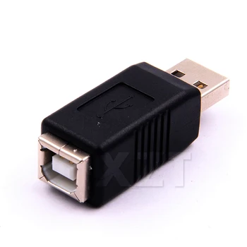 Най-новият 1 бр. адаптер USB 2.0 A за свързване към USB B за връзка с външен твърд диск, Принтер, скенер