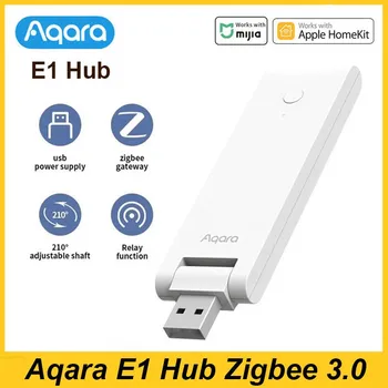 Нов AQARA E1 Zigbee Хъб USB Smart Портал Aqara Хъб Безжично Дистанционно Управление Zigbee Connect За Xiaomi MIHOME За Apple Homekit