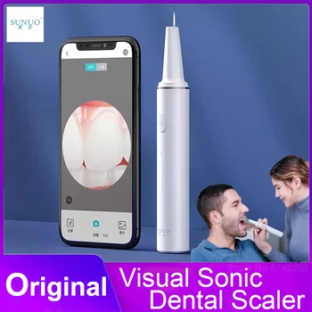Нов SUMUO Умен Визуален Електрическа Звукова Стоматологичен Скалер За Премахване на Зъбен Камък, Петна От Зъбен Камък, Инструмент За Избелване на Зъбите при Зъболекар