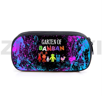 Нов дизайн, молив случай с 3D принтом Garten of BanBan 2, бебешки мультяшные чанти за съхранение на канцеларски материали, Модерен Холщовая косметичка, Кутия за писалки