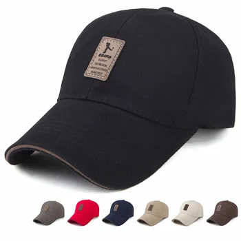 Нова памучен мъжки бейзболна шапка от цели материал, шапки за голф, за жени, бейзболна шапка възстановяване на предишното положение, лятна бейзболна шапка Gorras за баща-шофьор на камион, мъжки шапки