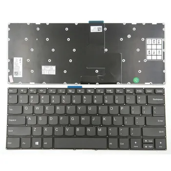 Новата Клавиатура за лаптоп Lenovo Yoga 720-15IKB 520-14IKB Type 80X8 81C8 US Черна Без рамка