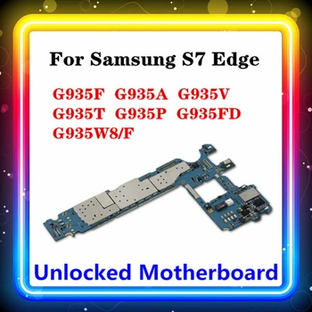 Оригиналната дънна Платка За Samsung Galaxy S7 Edge G935F G935A G935V G935T G935P G935FD G935W8 СЪС системата Android