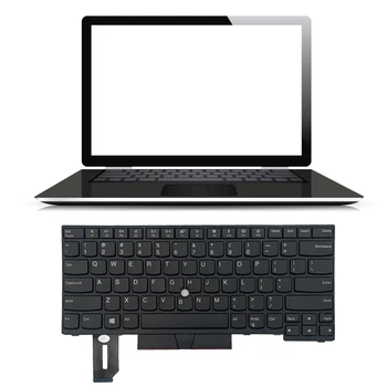 Оригиналната клавиатура с американската us Без показалеца, е Съвместима с LenovoThinkPad E480 E485 E490 L480 T480S с американската на английската оформление