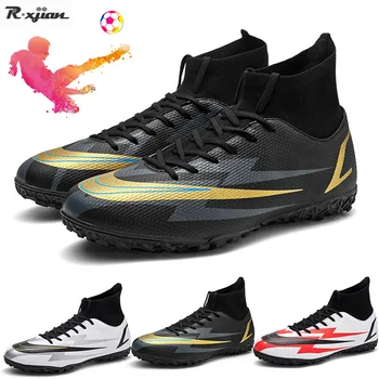 Плюс Размер 48 Мъжки Футболни обувки 2022 High Gang Ultra Light TF/FG Младежки Професионални Футболни Обувки За Възрастни Спайк Grass Training Футболни Маратонки