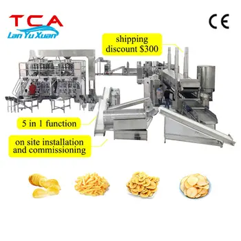 Производителите на Картофи чипс Индустриална машина за нарязване на картофи чипс Машина за производство на картофи чипс, пържени Картофи