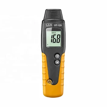 Професионален Измерване на влажност на дървесина DT-129 за измерване на влажност на дървесина, влага, температура и влажност тест