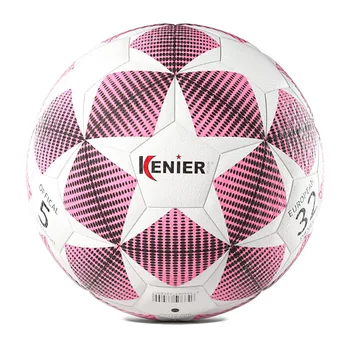 Професионална футболна топка 5 размера, тренировъчен топка от изкуствена кожа, топка за състезания на закрито и на открито, футболна топка за възрастни