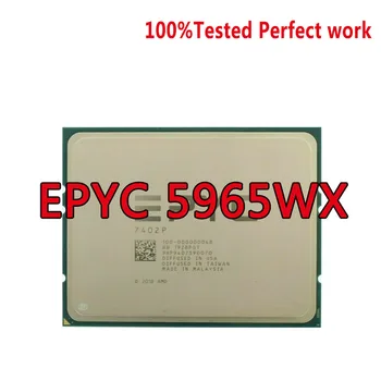 Процесор EPYC 5965WX 4,5 Ghz 24C/48T 128 MB 280 W 24-Ядрен 48-стрийминг на DDR4-3200 Mhz ЗА НАСТОЛНИ КОМПЮТРИ Добре тестван преди да изпратите