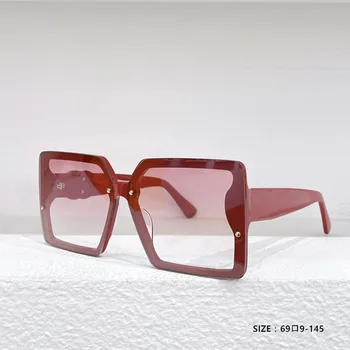 Ретро извънгабаритни луксозни маркови дизайнерски слънчеви очила, дамски слънчеви очила, очила за шофиране, градиентные слънчеви очила от серията UV400