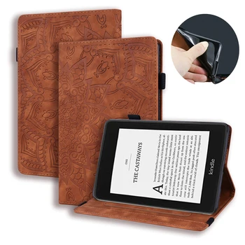 Ретро калъф за електронна книга от Изкуствена кожа за Amazon 2018 Kindle Paperwhite 4 10-то поколение, Калъф За Kindle Paperwhite 1 2 3 4 2018 Г., Корица