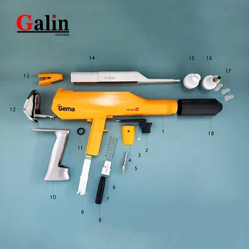 Ръчен пистолет за нанасяне на прахообразна боя Gema GM02 за Thuong Nguyen