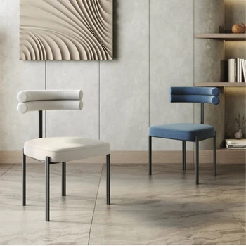 Скандинавски Бял Бар стол за хранене на открито Кухня Луксозна всекидневна Очаквания на Хотелски трапезария стол с Модерен дизайн Sillas Мебели за дома