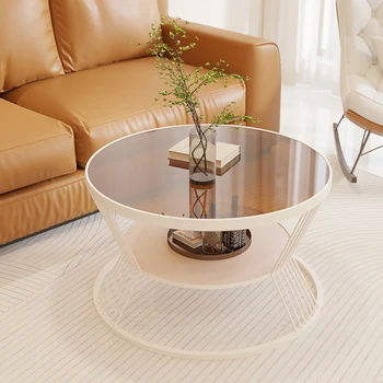 Скандинавски Промишлен масичка за кафе за всекидневната, метален Модерен минималистичен маса за антре от дърво, Дървени мебели Спомагателен Mesa