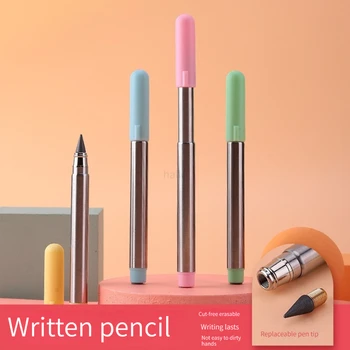 Сладък Метални Прибиращи Неограничен Брой моливи Нова Технология Неограничен Брой моливи за писане, студентски писалка за рисуване, канцеларски материали