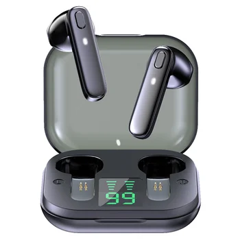 Слушалки R20 TWS, Bluetooth-съвместима безжична слушалка, слушалки с дълбоки бас, тези безжични стерео слушалки с микрофон, спортни слушалки