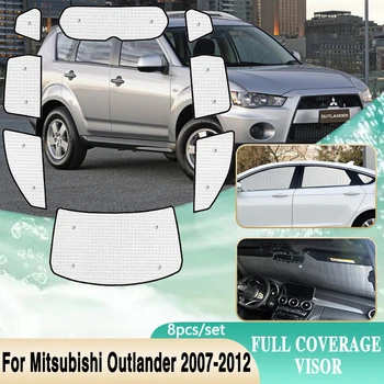 Слънчеви очила с пълно покритие за Mitsubishi Outlander 2007 ~ 2012 CW DIANA ZH, козирка на предното стъкло, автомобилни аксесоари, 2009