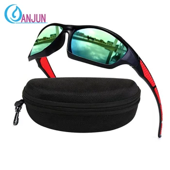 спортни слънчеви очила за колоездене на открито, цветни лещи, очила за риболов, Слънчеви очила, Пластмасови Очила Oculos de sol, Мъжки Модни Очила За Шофиране