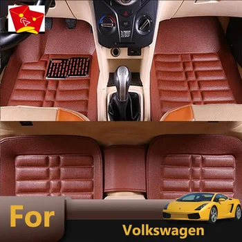Универсален автомобилен подложка за Volkswagen Polo Mk5 6R Vento 2010-2018 автомобилни постелки
