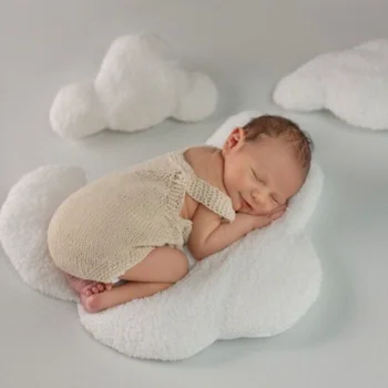 Фотография на новороденото, детска възглавница с облаците, подпори за представляващи, възглавница за стрелба, аксесоари за подпори