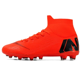 Футболни обувки FG/TF за мъже, нескользящие професионални футболни обувки с високо качество, младежки обувки за тренировки на трева 2023