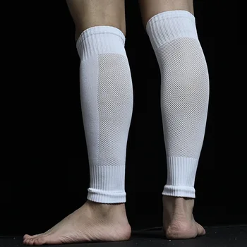 Футболни чорапи дишащи чорапи и без чорапи, професионални футболни щитове за долната част на крака, фиксирани гамаши, опаковка за защита на пищяла