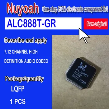 Чисто нов оригинален аудиодекодер spot ALC888T-GR ALC888T QFP-48, чип звукова карта, 7,12-КАНАЛЕН аудио кодек с ВИСОКА РАЗДЕЛИТЕЛНА способност