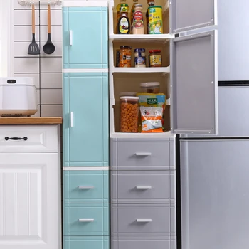 Шкаф за съхранение Чекмеджето с отворена като Шкаф за Съхранение на Пластмасови Кухненски шкафчета Мебели